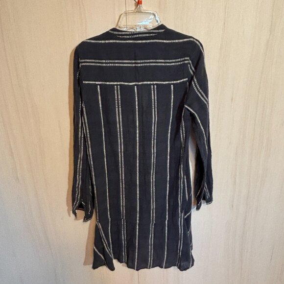 ViX Paula Hermanny Striped Tunic Dress | Resort Cover-Up | XS - Picture 4 of 4